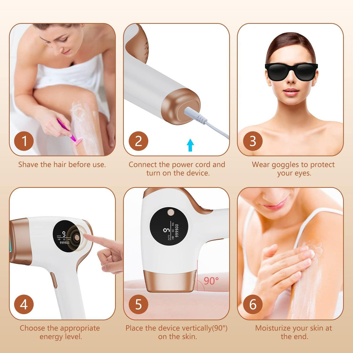 KIYORA Beauty™  IPL Laser Hair Removal