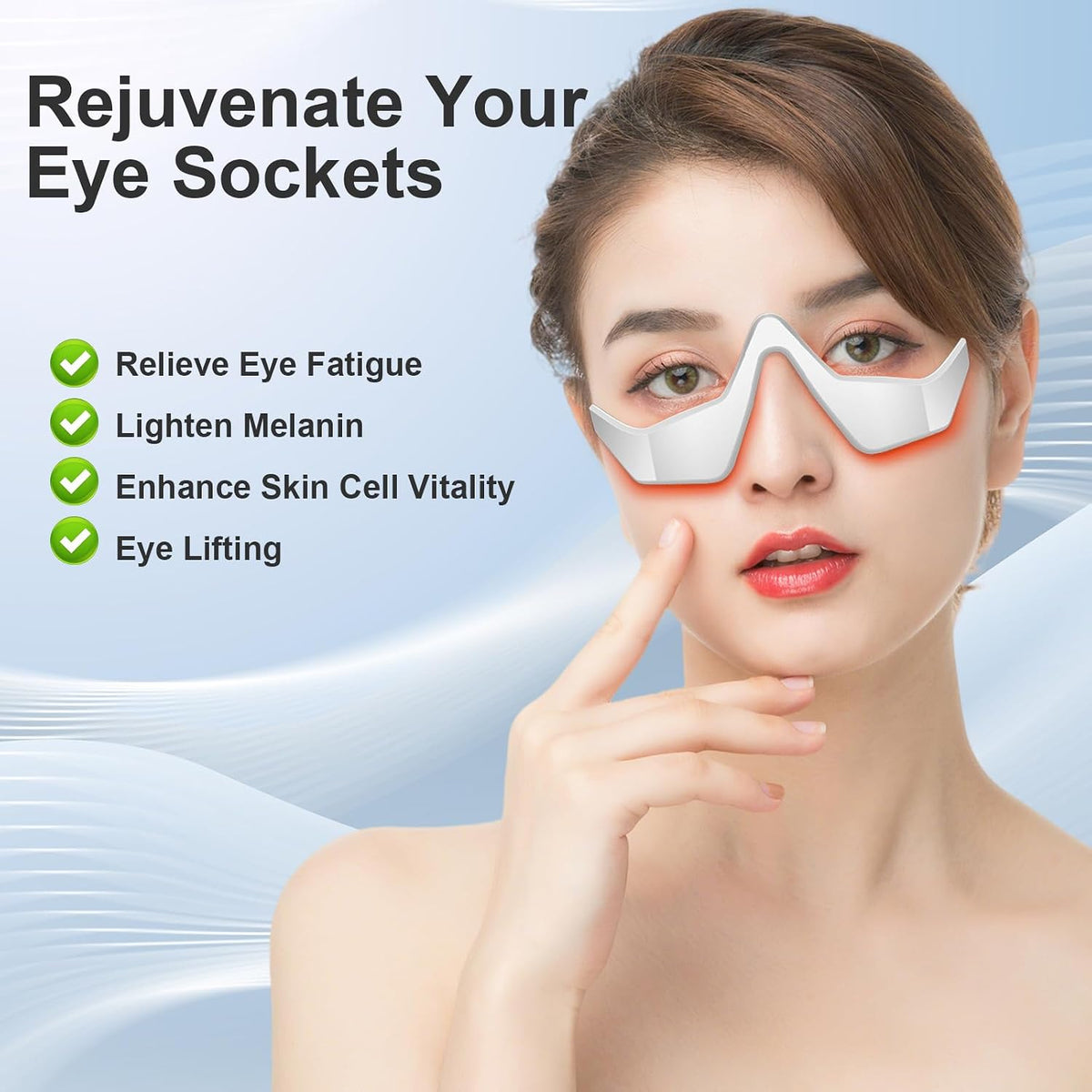 KIYORA Beauty™ Red Light Eye Mask